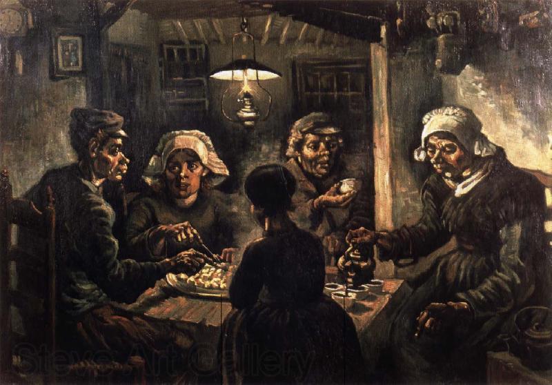Vincent Van Gogh The potato eaters Spain oil painting art